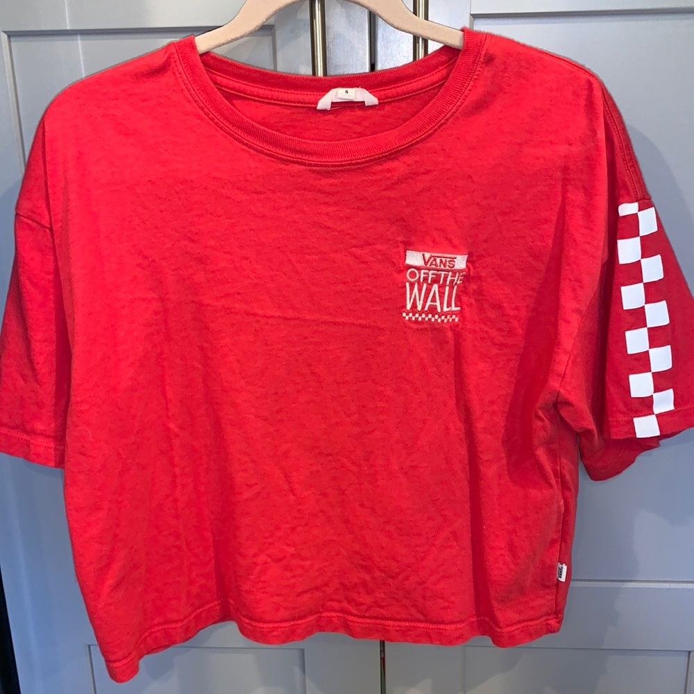 Vans cropped tshirt